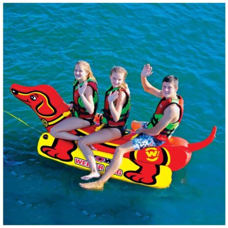 WOW Weiner Dog 3 Person Towable Tube 2 WOW Weiner Dog 3 Person Towable Tube