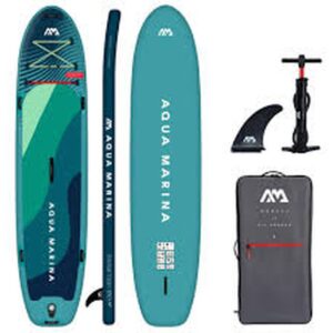 The Aqua Marina Super Trip View 11'2" Stand-Up Paddle Board is an innovative addition to the Super Trip series, designed to enhance your paddling experience by offering a unique window into the underwater world. Ideal for families, adventurers, and those seeking a deeper connection with nature, this board combines functionality with exploration.