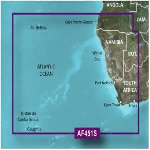 Garmin BlueChart G3 Vision VAF451S Namibia To Knysna Charts