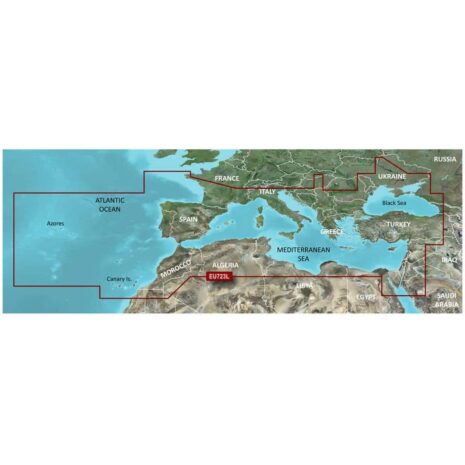 Garmin BlueChart G3 Vision VEU723L Southern Europe Charts Garmin BlueChart G3 Vision VEU723L Southern Europe Charts