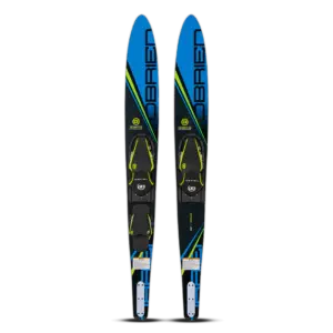 O’Brien Celebrity 68-inch blue combo waterskis with X-7 bindings