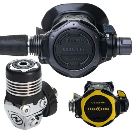 Aqualung LEG3ND Elite Black Edition Din 300 Bar Dive Regulator Pack Aqualung LEG3ND Elite Black Edition Din 300 Bar Dive Regulator Pack