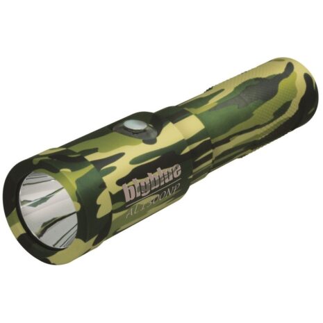 BigBlue 1300 Lumen Narrow Beam Camo Dive Torch - Green BigBlue 1300 Lumen Narrow Beam Camo Dive Torch - Green