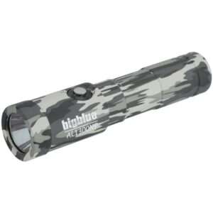 BigBlue 1300 Lumen Narrow Beam Camo Dive Torch - Grey