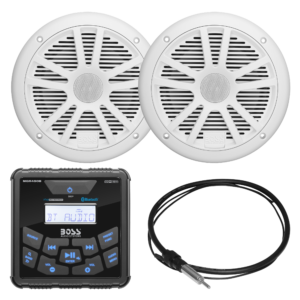 BOSS Audio MCKGB450W.6 Marine Stereo & Speaker Package official hero image