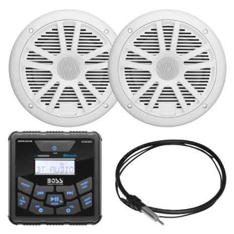 BOSS Audio MCKGB450W.6 Marine Stereo & Speaker Package — Hero BOSS Audio MCKGB450W.6 Marine Stereo & Speaker Package official hero image