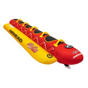 Airhead Jumbo Dog | 1-5 Rider Towable Tube for Boating official hero image