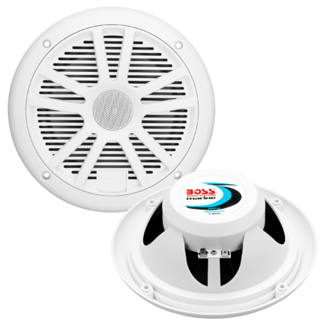 BOSS Audio MR6W 6.5-inch White Marine Speakers — Hero BOSS Audio MR6W 6.5-inch White Marine Speakers official hero image