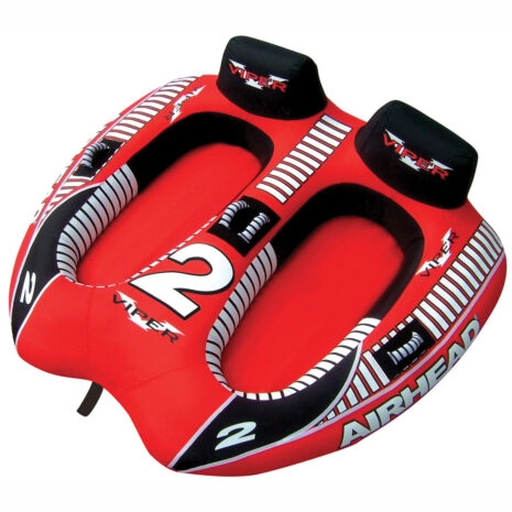 Airhead Viper 2 | 2 Rider Towable Tube for Boating — Hero Airhead Viper 2 | 2 Rider Towable Tube for Boating official hero image
