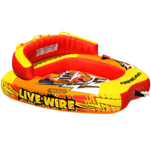 Airhead Live Wire 2 | 1-2 Rider Towable Tube for Boating official hero image