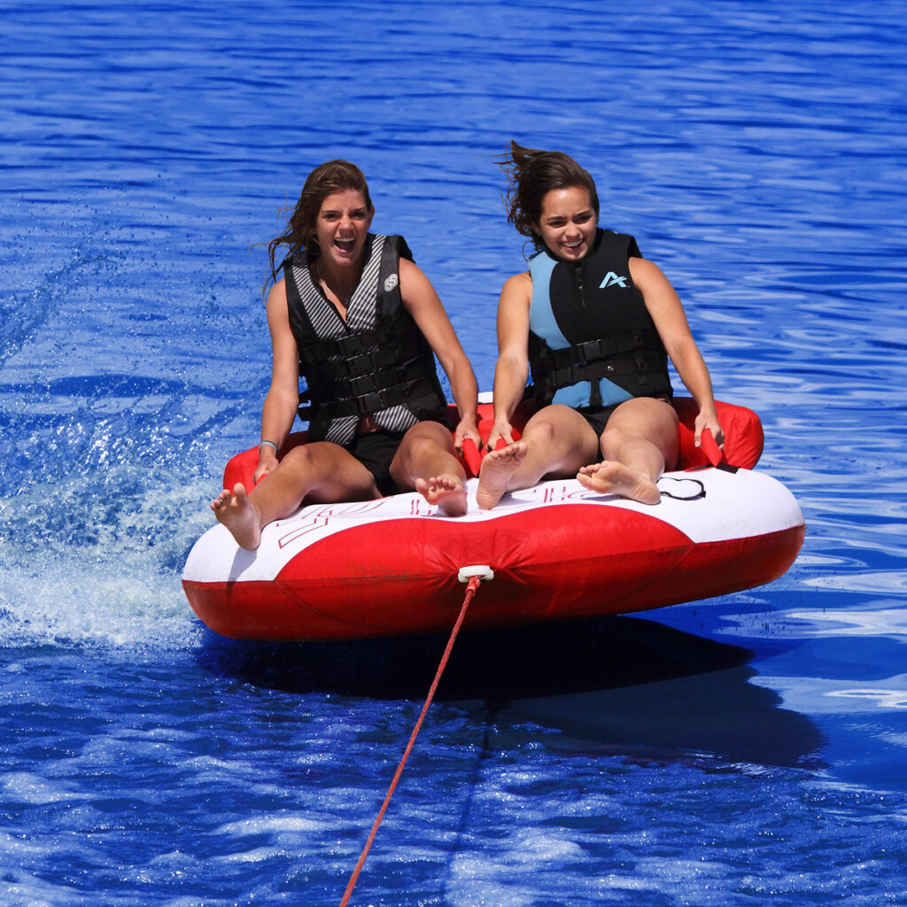 Airhead Riptide 2 | 1-2 Rider Towable Tube for Boating 1 Airhead Riptide 2 | 1-2 Rider Towable Tube for Boating official gallery image