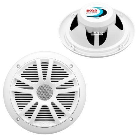 BOSS Audio MR6W 6.5-inch White Marine Speakers — Gallery BOSS Audio MR6W 6.5-inch White Marine Speakers official gallery image