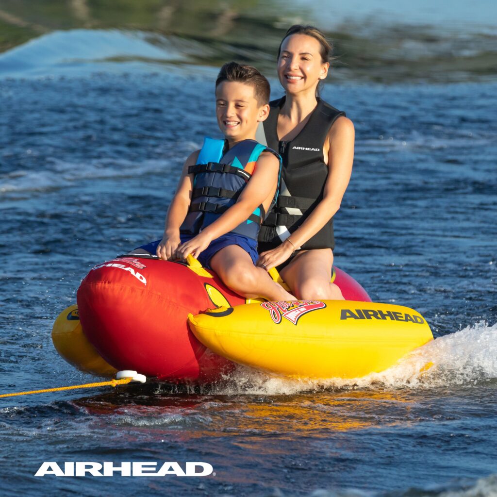 Airhead Double Dog | 1-2 Rider Towable Tube for Boating 1 Airhead Double Dog | 1-2 Rider Towable Tube for Boating official gallery image