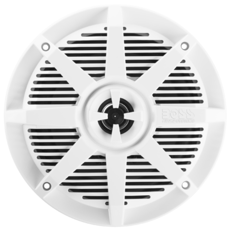 BOSS Audio MR62W 6.5-inch White Marine Speakers — Gallery BOSS Audio MR62W 6.5-inch White Marine Speakers official gallery image