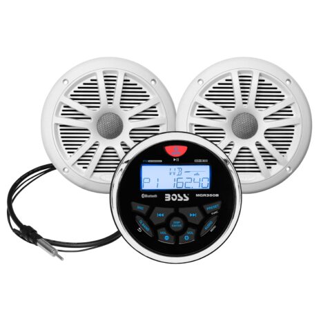 BOSS Audio MCKGB350W.6 Marine Stereo & Speaker Package — Gallery BOSS Audio MCKGB350W.6 Marine Stereo & Speaker Package official gallery image