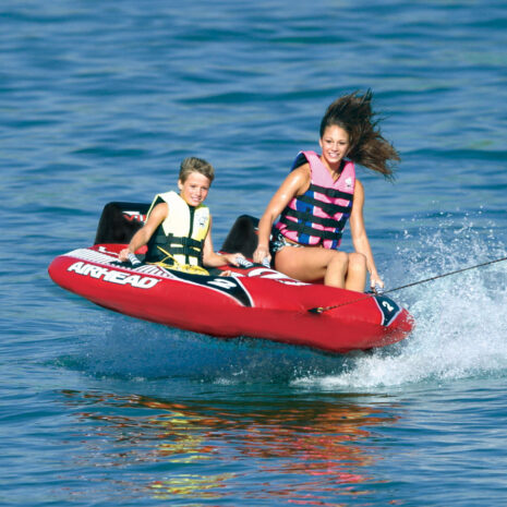 Airhead Viper 2 | 2 Rider Towable Tube for Boating — Gallery Airhead Viper 2 | 2 Rider Towable Tube for Boating official gallery image