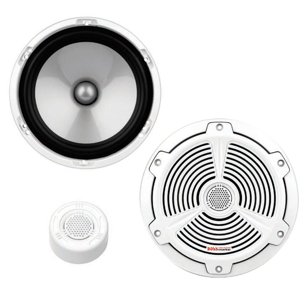 BOSS Audio MR652C 6.5-inch Marine Component Speakers 1 BOSS Audio MR652C 6.5-inch Marine Component Speakers official gallery image