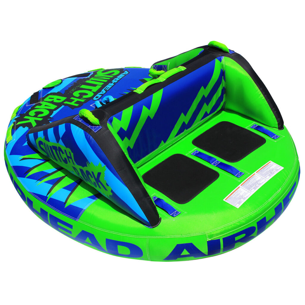Airhead Switch Back 4 | 1-4 Rider Towable Tube for Boating 1 Airhead Switch Back 4 | 1-4 Rider Towable Tube for Boating official gallery image