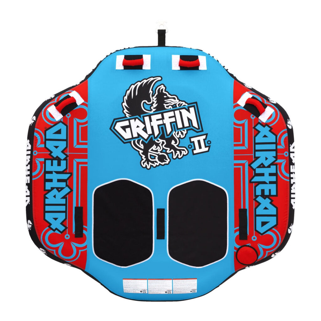 Airhead Griffin 2 | 1-2 Rider Towable Tube for Boating 1 Airhead Griffin 2 | 1-2 Rider Towable Tube for Boating official gallery image