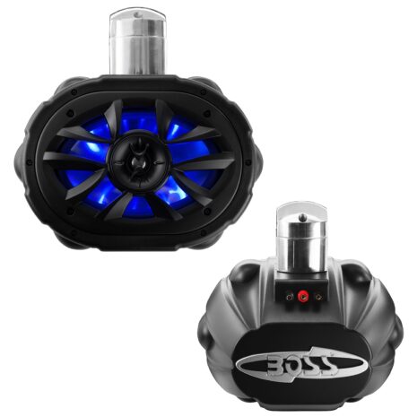 BOSS Audio MRWT69RGB 6x9-inch RGB Marine Wake Tower Speaker — Gallery BOSS Audio MRWT69RGB 6x9-inch RGB Marine Wake Tower Speaker official gallery image