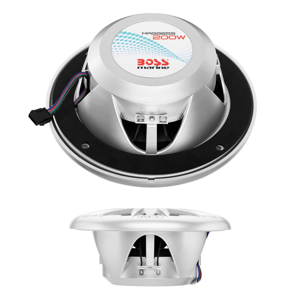 BOSS Audio MRGB65S 6.5-inch RGB Marine Speakers 2 BOSS Audio MRGB65S 6.5-inch RGB Marine Speakers official gallery image