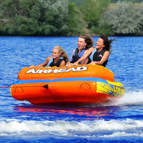Airhead Live Wire 3 | 1-3 Rider Towable Tube for Boating — Gallery Airhead Live Wire 3 | 1-3 Rider Towable Tube for Boating official gallery image