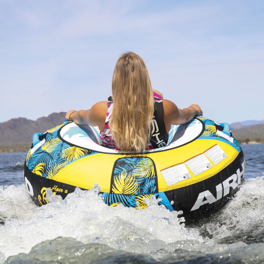Airhead Blast 1 | 1 Rider Towable Tube for Boating 2 Airhead Blast 1 | 1 Rider Towable Tube for Boating official gallery image