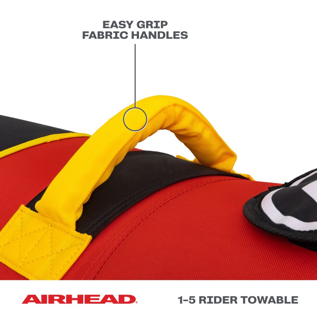 Airhead Jumbo Dog | 1-5 Rider Towable Tube for Boating 2 Airhead Jumbo Dog | 1-5 Rider Towable Tube for Boating official gallery image
