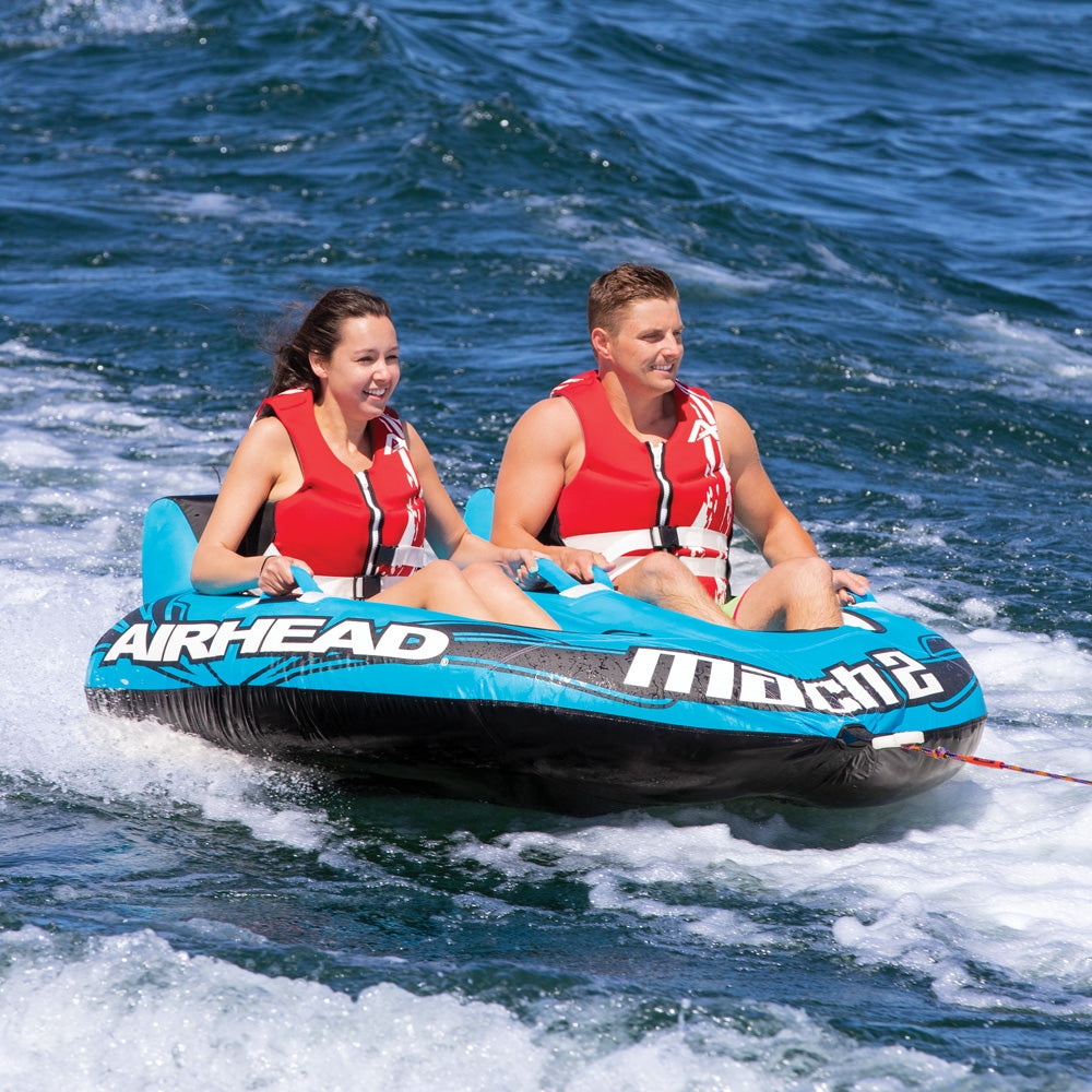 Airhead Mach 2 | 2 Rider Towable Tube for Boating 2 Airhead Mach 2 | 2 Rider Towable Tube for Boating official gallery image