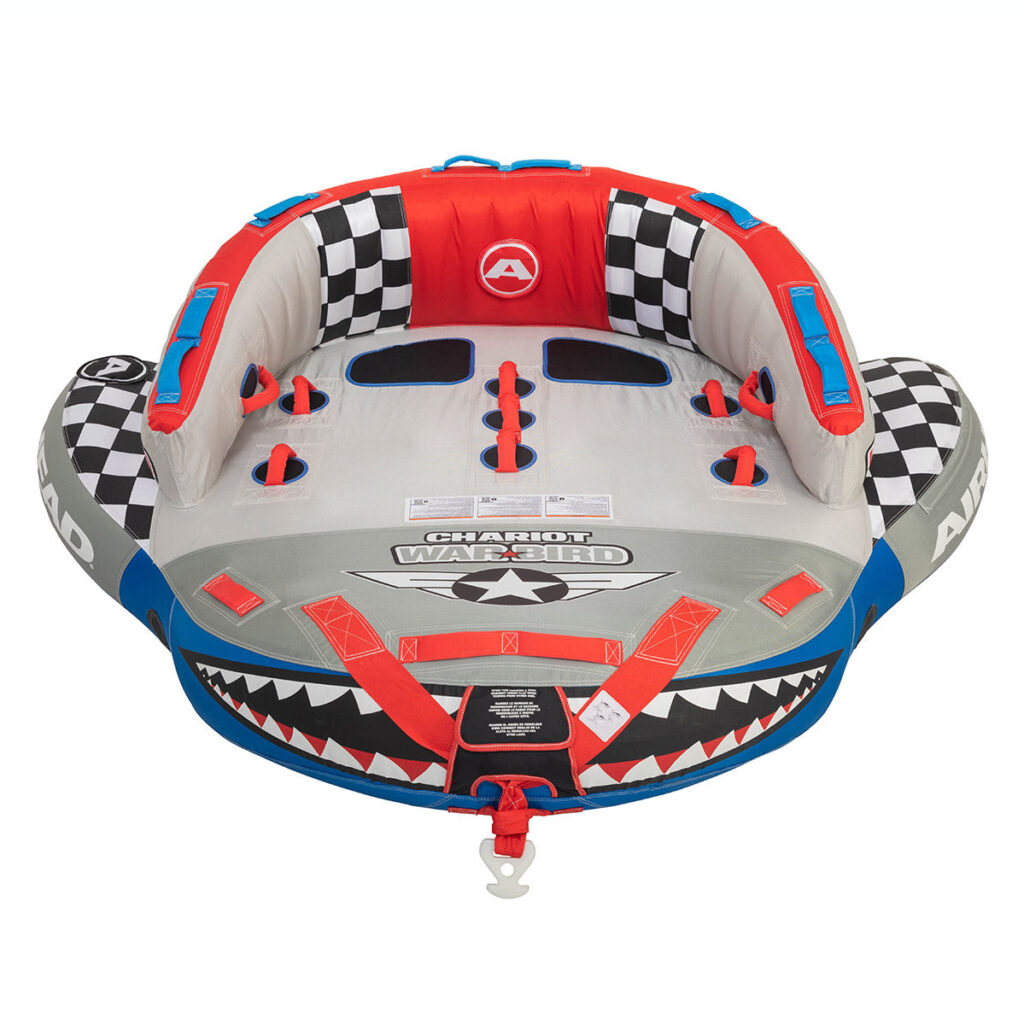 Airhead Chariot Warbird 2 | 1-2 Rider Towable Tube for Boating 3 Airhead Chariot Warbird 2 | 1-2 Rider Towable Tube for Boating official gallery image