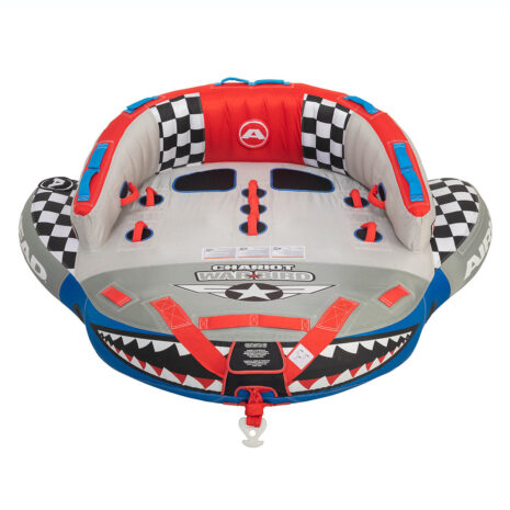 Airhead Chariot Warbird 2 | 1-2 Rider Towable Tube for Boating — Gallery Airhead Chariot Warbird 2 | 1-2 Rider Towable Tube for Boating official gallery image