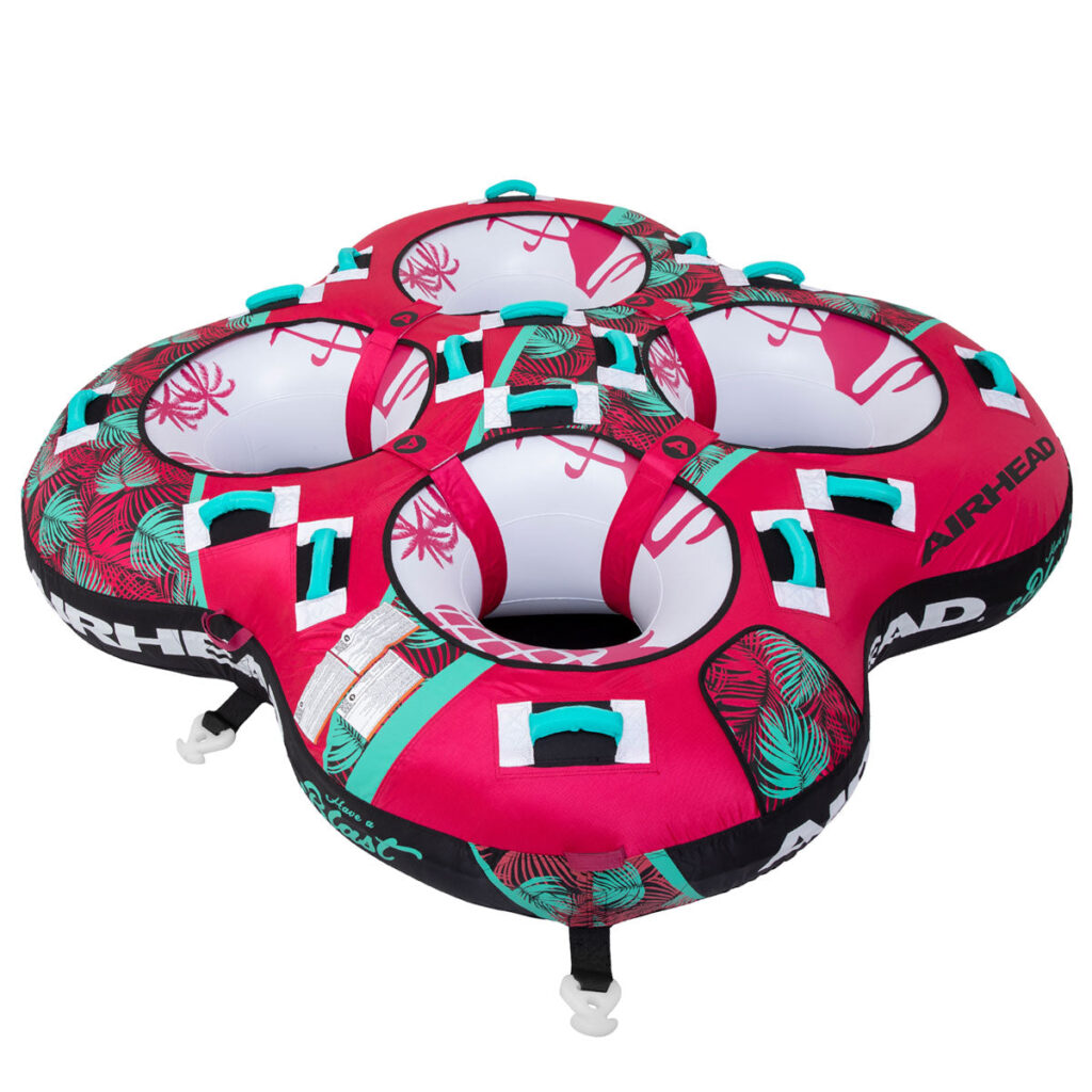 Airhead Blast 4 | 1-4 Rider Towable Tube for Boating 3 Airhead Blast 4 | 1-4 Rider Towable Tube for Boating official gallery image