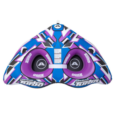 Airhead Turbo Blast 2 | 2 Rider Towable Tube for Boating — Gallery Airhead Turbo Blast 2 | 2 Rider Towable Tube for Boating official gallery image