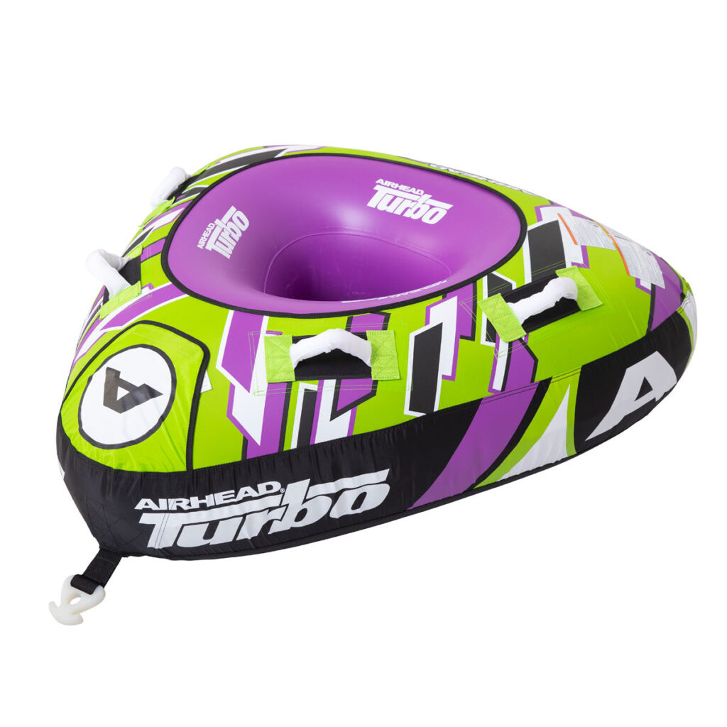 Airhead Turbo Blast | 1 Rider Towable Tube for Boating 3 Airhead Turbo Blast | 1 Rider Towable Tube for Boating official gallery image