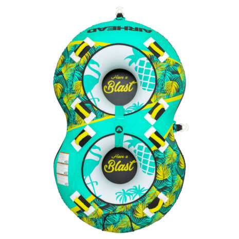 Airhead Blast 2 | 1-2 Rider Towable Tube for Boating — Gallery Airhead Blast 2 | 1-2 Rider Towable Tube for Boating official gallery image