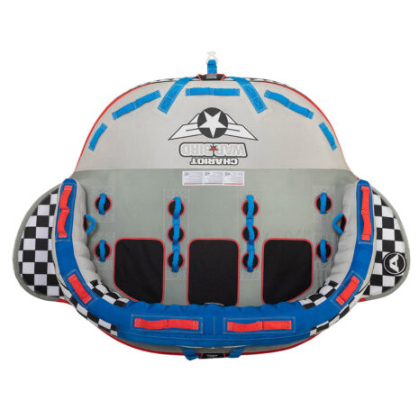 Airhead Chariot Warbird 3 | 1-3 Rider Towable Tube for Boating — Gallery Airhead Chariot Warbird 3 | 1-3 Rider Towable Tube for Boating official gallery image