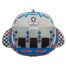 Airhead Chariot Warbird 3 | 1-3 Rider Towable Tube for Boating official gallery image
