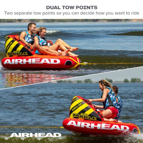 Airhead Big MableĀ® | 1-2 Rider Towable Tube for Boating ā Gallery Airhead Big MableĀ® | 1-2 Rider Towable Tube for Boating official gallery image