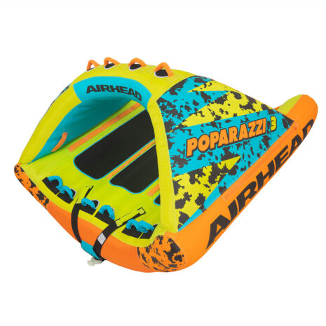 Airhead Poparazzi 3 | 1-3 Rider Towable Tube for Boating — Gallery Airhead Poparazzi 3 | 1-3 Rider Towable Tube for Boating official gallery image