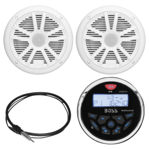 BOSS Audio MCKGB350W.6 Marine Stereo & Speaker Package official hero image