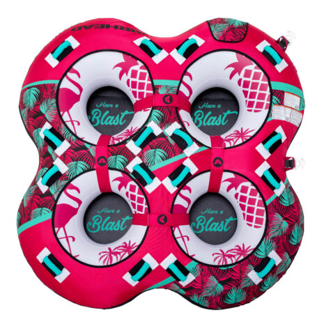 Airhead Blast 4 | 1-4 Rider Towable Tube for Boating — Gallery Airhead Blast 4 | 1-4 Rider Towable Tube for Boating official gallery image