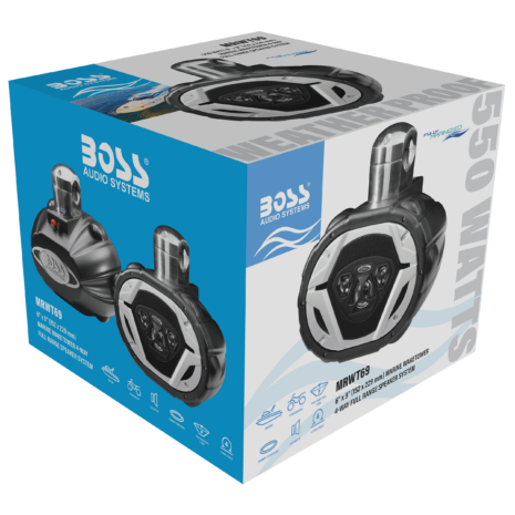BOSS Audio MRWT69 6x9-inch Marine Wake Tower Speaker — Gallery BOSS Audio MRWT69 6x9-inch Marine Wake Tower Speaker official gallery image