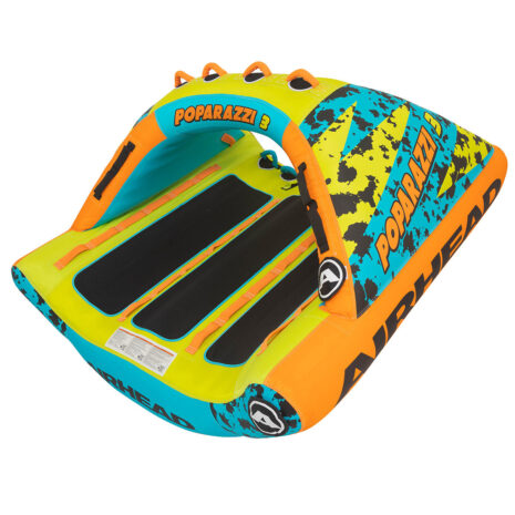 Airhead Poparazzi 3 | 1-3 Rider Towable Tube for Boating — Gallery Airhead Poparazzi 3 | 1-3 Rider Towable Tube for Boating official gallery image