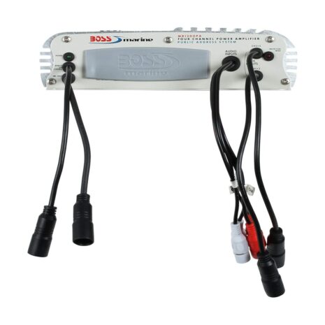BOSS Audio MR1200PA 1200W Marine Amplifier with PA Microphone - Gallery 01 BOSS Audio MR1200PA 1200W Marine Amplifier with PA Microphone gallery 01