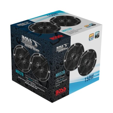 BOSS Audio MR52B 5.25-Inch 150W Black Marine Speakers - Gallery 05 BOSS Audio MR52B 5.25-Inch 150W Black Marine Speakers gallery 05