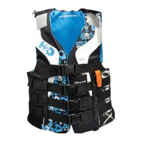 H2O Dynamix 3-Buckle Youth PFD - Blue - Hero H2O Dynamix 3-Buckle Youth PFD - Blue hero