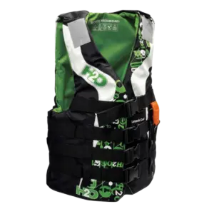 H2O Dynamix 3-Buckle Youth PFD - Green hero