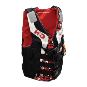 H2O Dynamix 3-Buckle Youth PFD - Red hero
