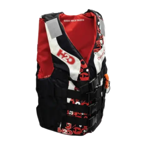 H2O Dynamix 3-Buckle Youth PFD - Red - Hero H2O Dynamix 3-Buckle Youth PFD - Red hero