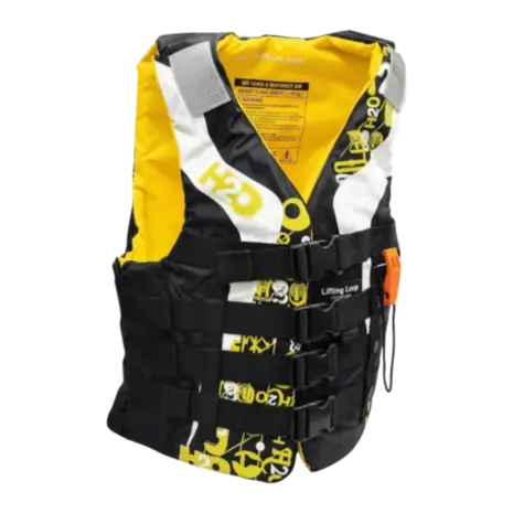 H2O Dynamix 3-Buckle Youth PFD - Yellow - Hero H2O Dynamix 3-Buckle Youth PFD - Yellow hero